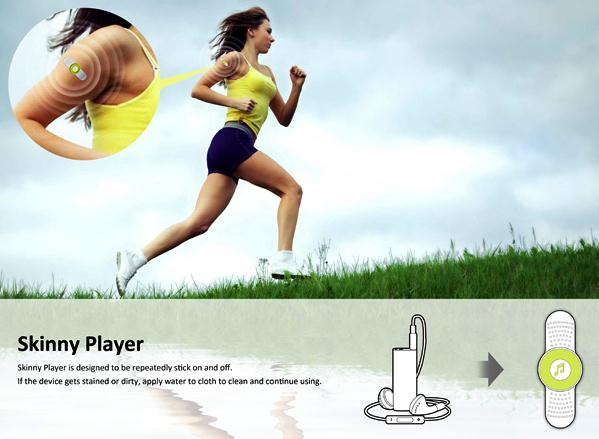 skinny player mp3 a calore corporeo un ottima ecoinvenzione