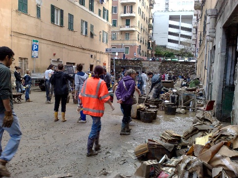 Angeli del Fango Genova Angeli del fango