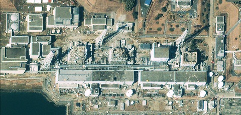 giappone prima e dopo il terremoto, immagini dal satellite del giappone
