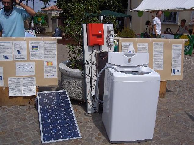 lavatrici pannelli solari