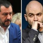 Saviano e il processo per diffamazione, nuovo rinvio: Siamo a terza assenza Salvini