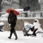Maltempo oggi sull'Italia, vento piogge e neve in collina: allerta rossa in Abruzzo e arancione in t...