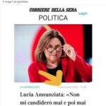 Annunziata si candida alle Europee, Laura Tecce la prende in giro: E invece...
