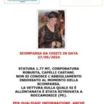 Giallo a Chieti, donna scomparsa dal 27 maggio: ricerche in corso