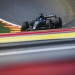 Gp Belgio, Russell vince e doppietta Mercedes: Ferrari giù dal podio