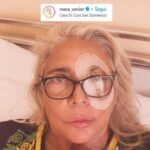 Mara Venier in clinica con un occhio bendato: Mai tranquilla