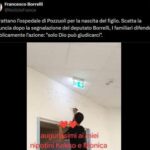 Pozzuoli, imbrattano muro ospedale per nascita di un bambino - Video