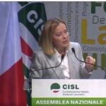 Cisl, Meloni ad assemblea nazionale: Superare visione conflittuale di alcuni sindacati