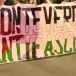 Roma, manifestazione antifascista a Monteverde