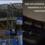 Clamoroso a Napoli, tifosi entrano in scooter al Maradona: Siamo i più forti - Video