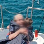 Bimbo di 5 anni e nonna trascinati al largo con il materassino - Video