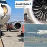 Atterraggio di emergenza per volo Iberia, collisione con un uccello e danni al motore