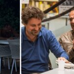 Carlo Conti sparisce...nel tramonto, l'ironia della moglie Francesca e di Pieraccioni