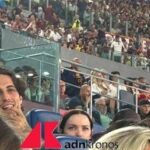 Damiano David in tribuna per Roma-Bologna, bodyguard 'stopper' caccia ammiratrici