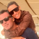 Michelle Hunziker e Nino Tronchetti Provera, baci e regali ad alta quota