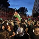 Roma, corteo per Gaza: Blocchiamo tutto, Palestina libera