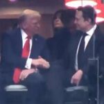 Trump-Musk, stretta di mano alla cerimonia per Charlie Kirk