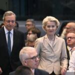 Von der Leyen a Draghi: Grazie Mario per il tuo servizio all'Europa