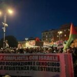 Gaza e Flotilla, manifestanti in piazza: Stop complicità del governo con Israele