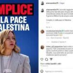 Meloni complice della pace in Palestina, il post della sorella Arianna