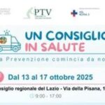Nel Lazio torna un 'Consiglio in Salute', programma gratuito di prevenzione