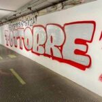 Roma, alla stazione Nomentana appare scritta pro Hamas: 7 ottobre - felice resistenza