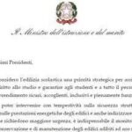 Scuola, la lettera di Valditara ad Anci e Upi: Edilizia è priorità, garantire dati aggiornati