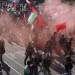 Virtus-Maccabi, corteo Pro Pal contro la squadra israeliana. Bologna blindata