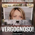 Bolzano, Galateo (FdI): Fotomontaggio Meloni-Hitler ai mercatini Natale, inaccettabile