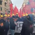 Ex Ilva, a Genova il corteo degli operai. Appello di Salis: No alla violenza