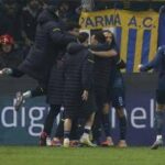 Parma-Lazio 0-1, biancocelesti in 9 vincono con gol di Noslin