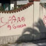 'Spara a Giorgia', rimossa scritta minatoria contro Meloni a Pietrasanta
