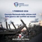 Anvcg e Anci, l’Italia si illumina di blu per chiedere stop alle bombe sui civili
