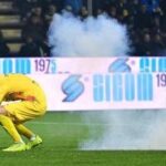 Petardo colpisce Audero, paura in Cremonese-Inter: cos'è successo