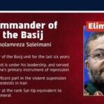 Raid israeliano a Teheran: ucciso il capo dei Basij Gholamreza Soleimani