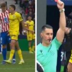 Tocca genitali di Sorloth e viene espulso, cos'è successo in Atletico Madrid-Getafe