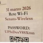 Senato, nella password Wi-Fi c'è la parola 'Dux'. Fonti: Generate in modo casuale