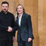 Ucraina, incontro Meloni-Zelensky: Italia interessata a produzione congiunta droni
