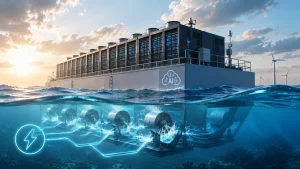 Data center galleggiante alimentato dalle onde