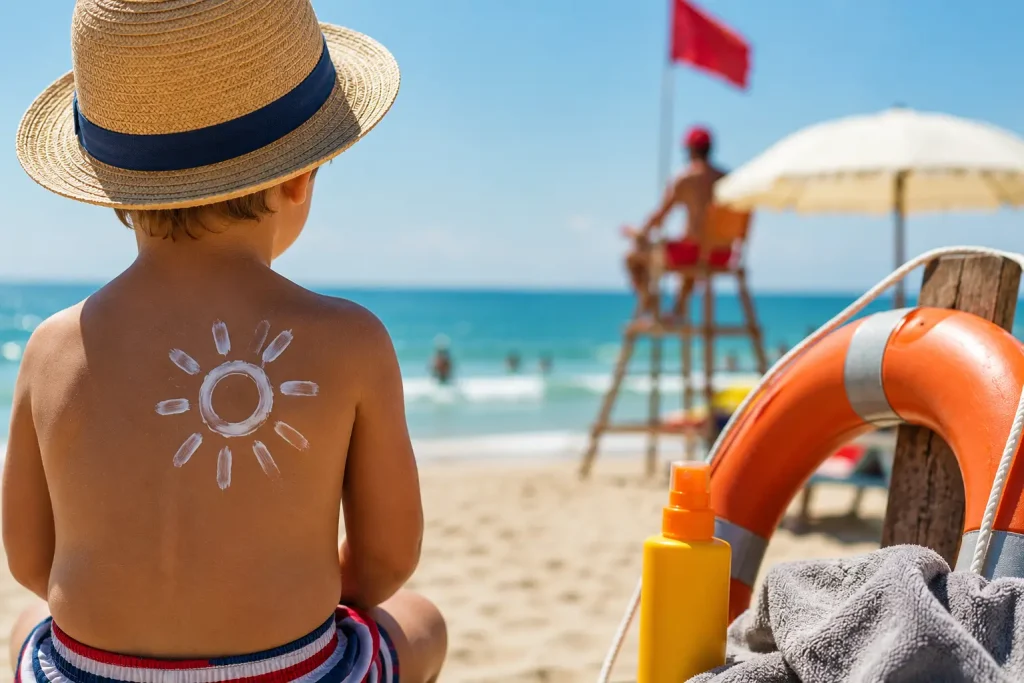 Figli al mare in sicurezza