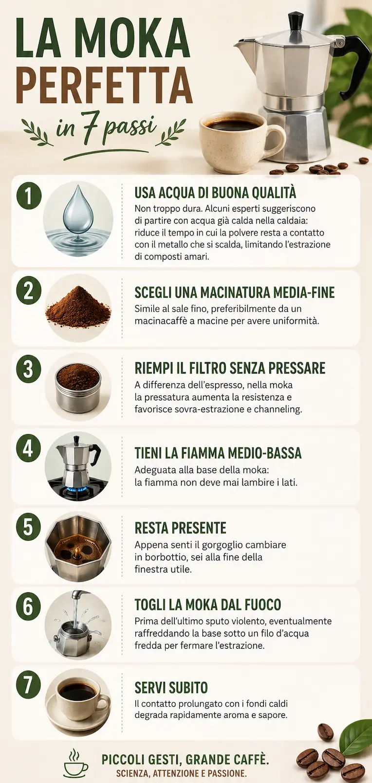 Infografica Moka Caffè perfetto