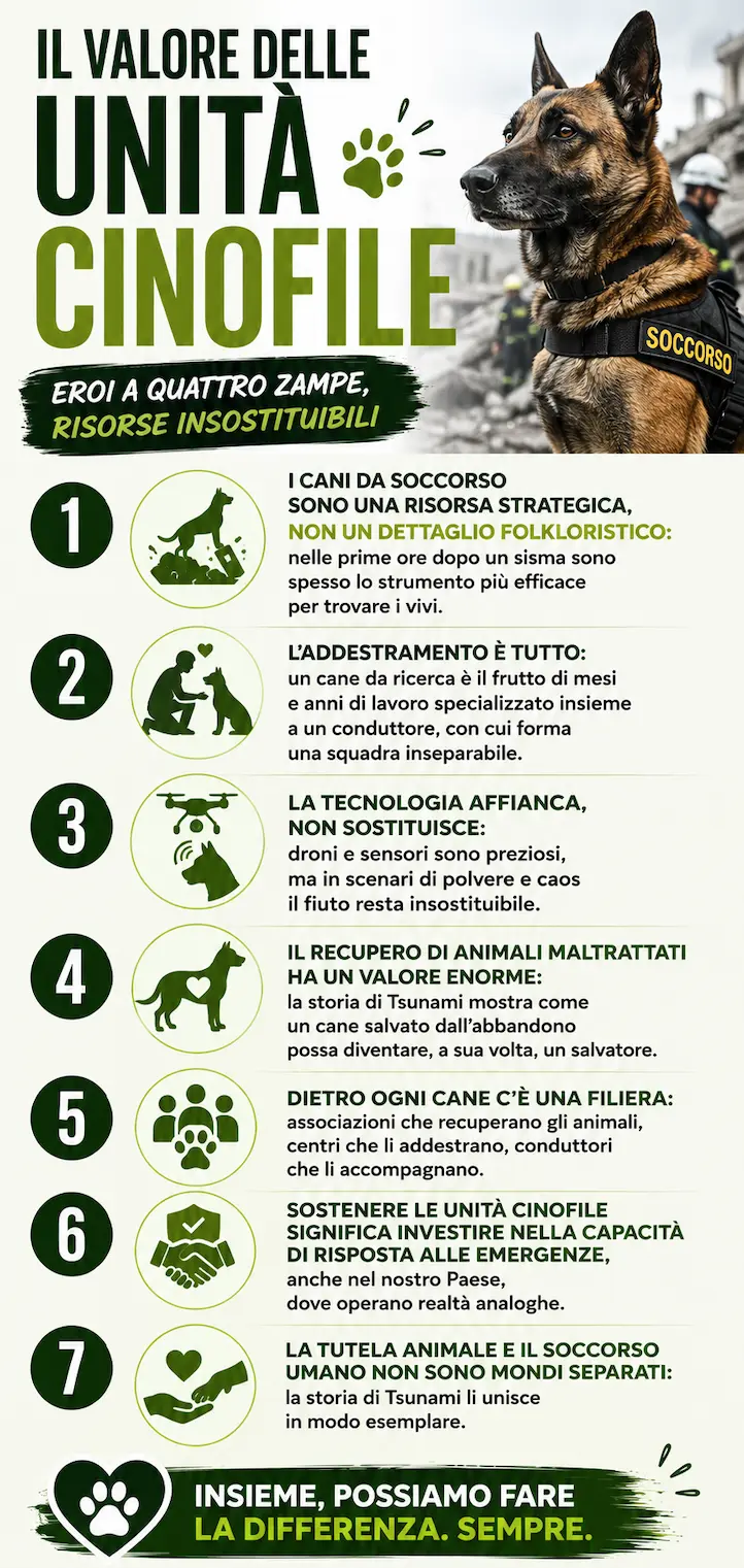 Infografica unità cinofile