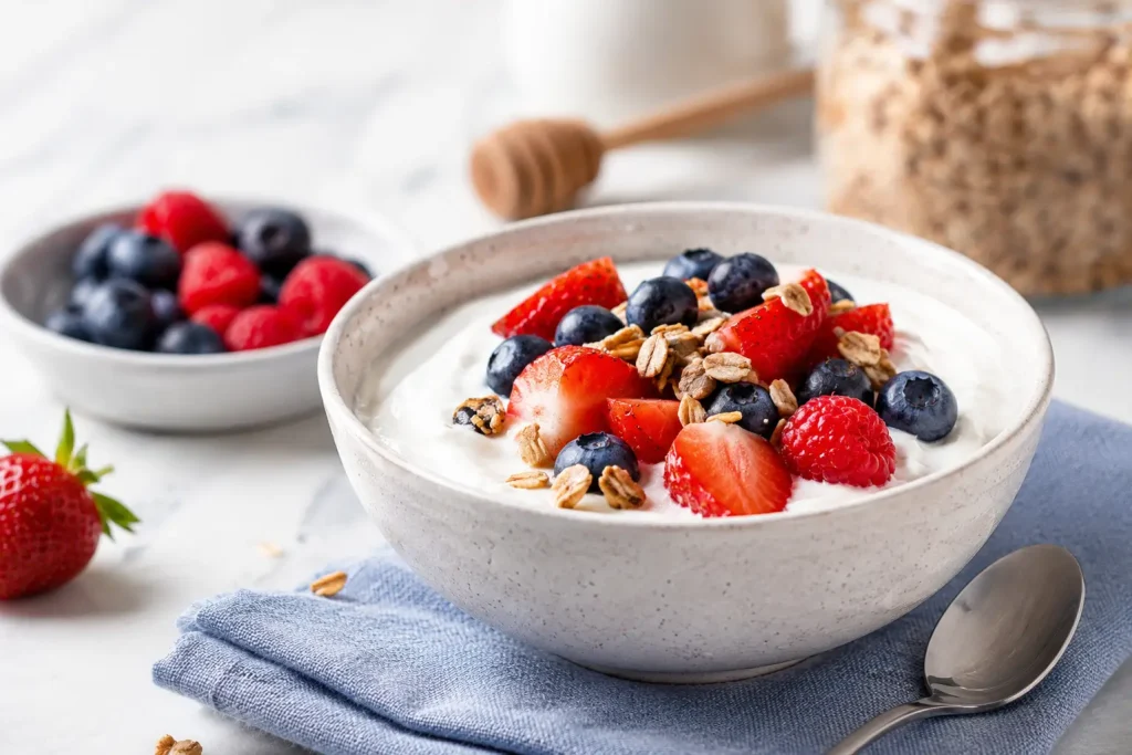 yogurt greco con frutta