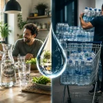 acqua del rubinetto o in bottiglia