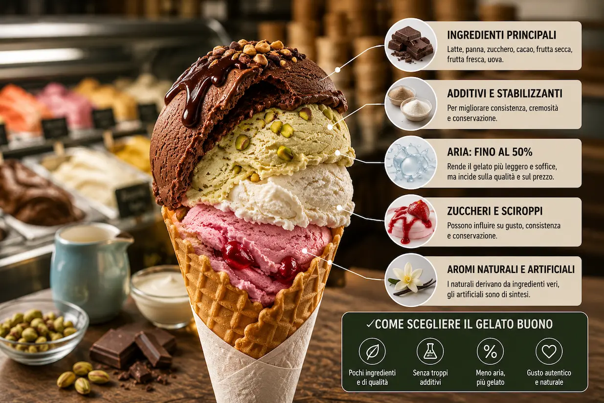 Cosa c'è nel gelato