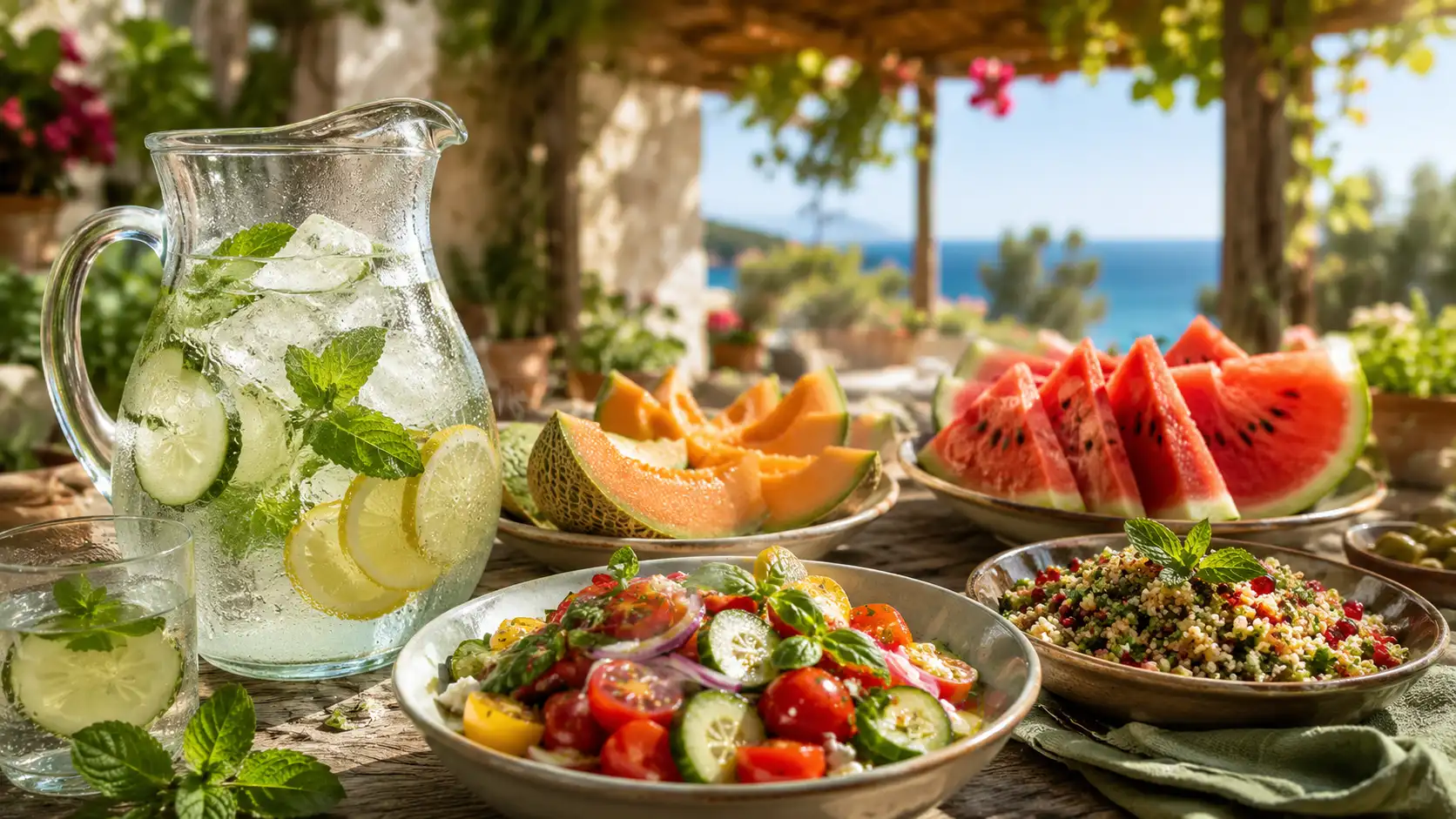 difendersi dal caldo a tavola