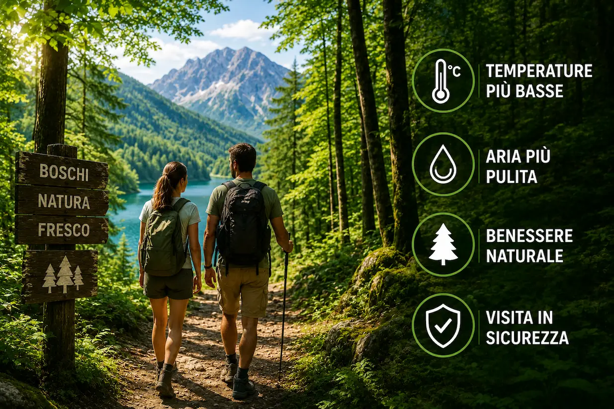 Foreste in Italia 2026 vacanza al fresco