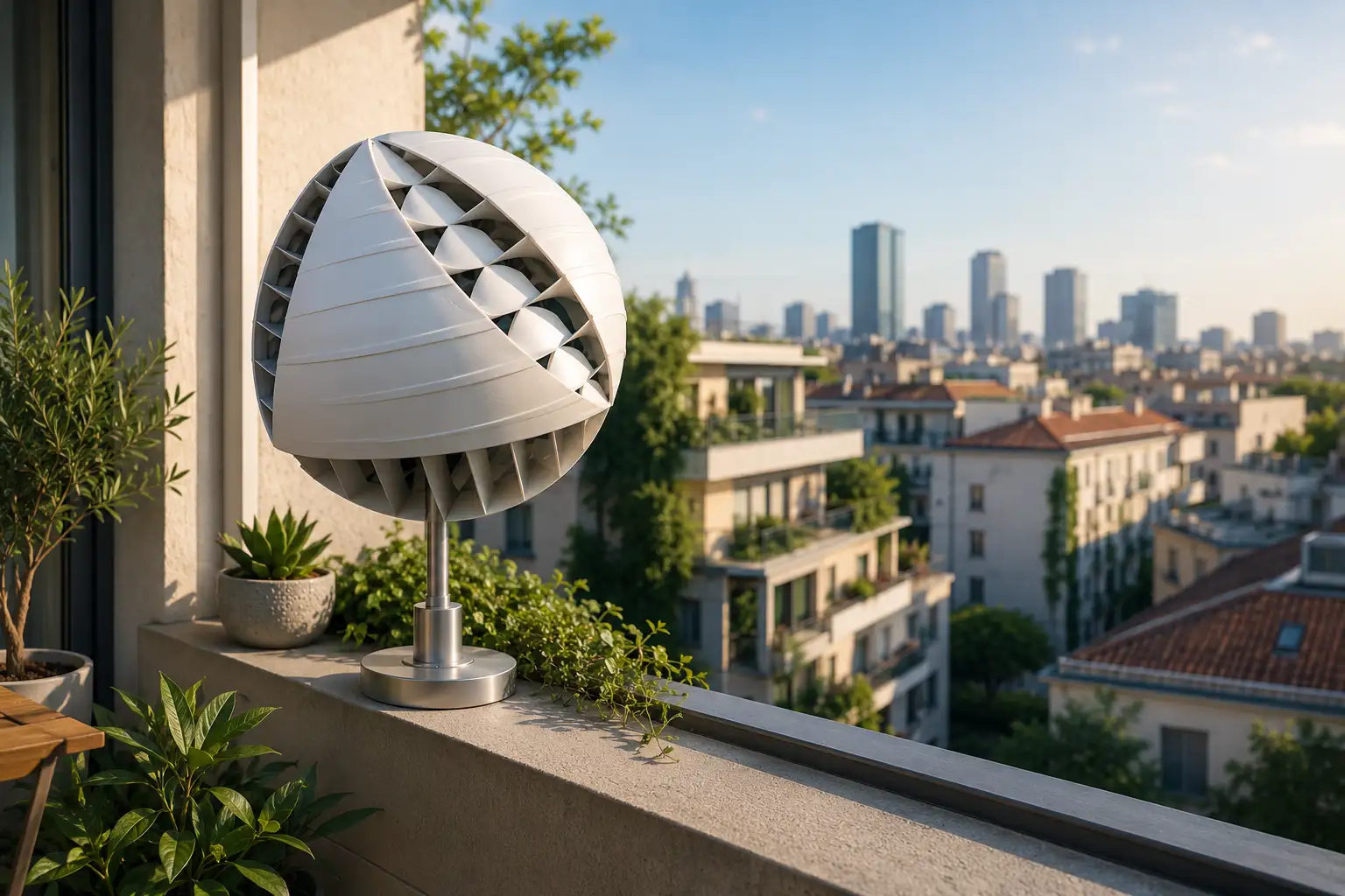 turbina eolica sferica