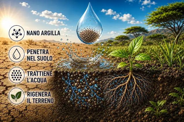 Liquid Nano Clay sul deserto