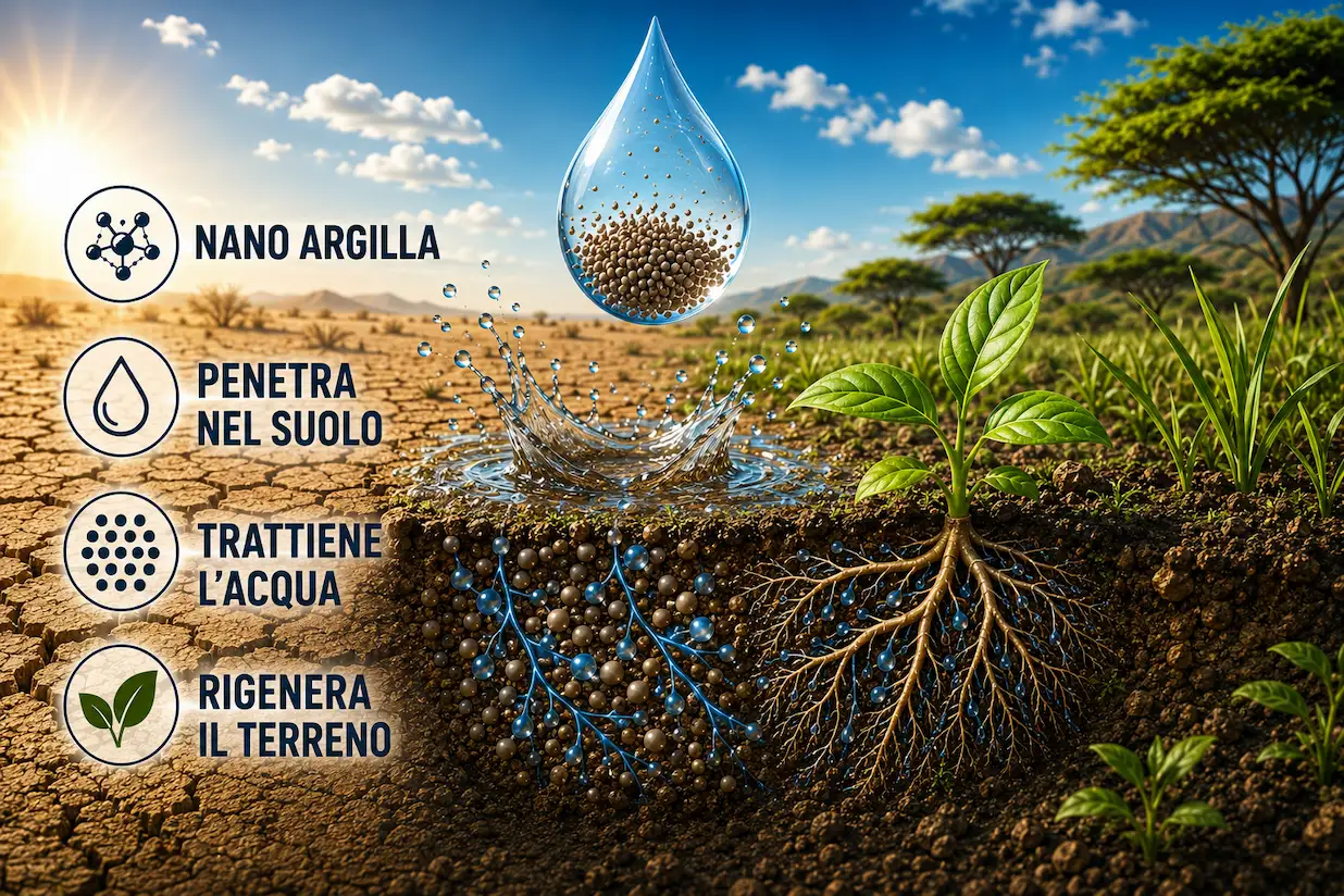 Liquid Nano Clay sul deserto
